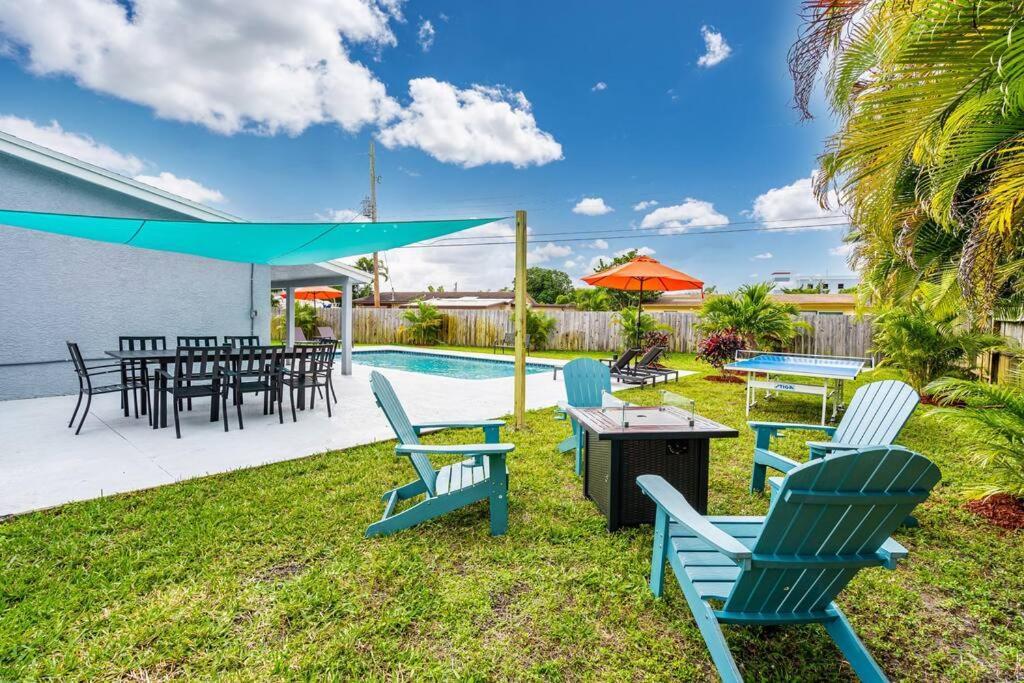 Casa de férias Spacious 5 Bedrooms With Large Pool, 12 Minutes To The Ocean Fort Lauderdale